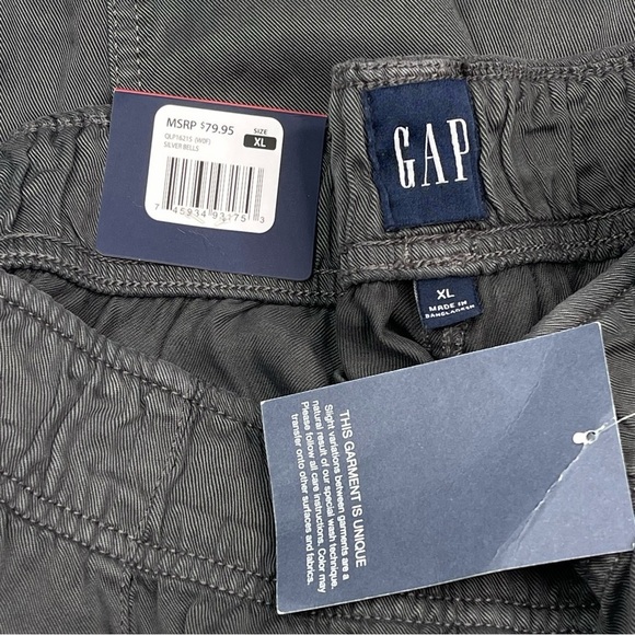 Gap Tencel Lyocell Pullon Pants Grey Beachy Comfy Resort Vacation Casual New XL - Picture 13 of 15